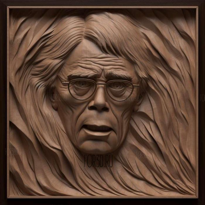 stephen king 2 stl model for CNC